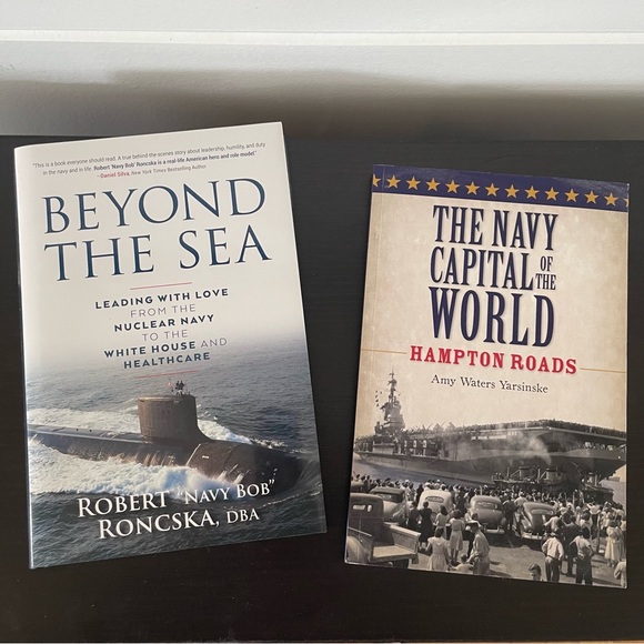 JUST IN Set of 2 Navy Themed Books US History Leadership Military - Picture 12 of 12